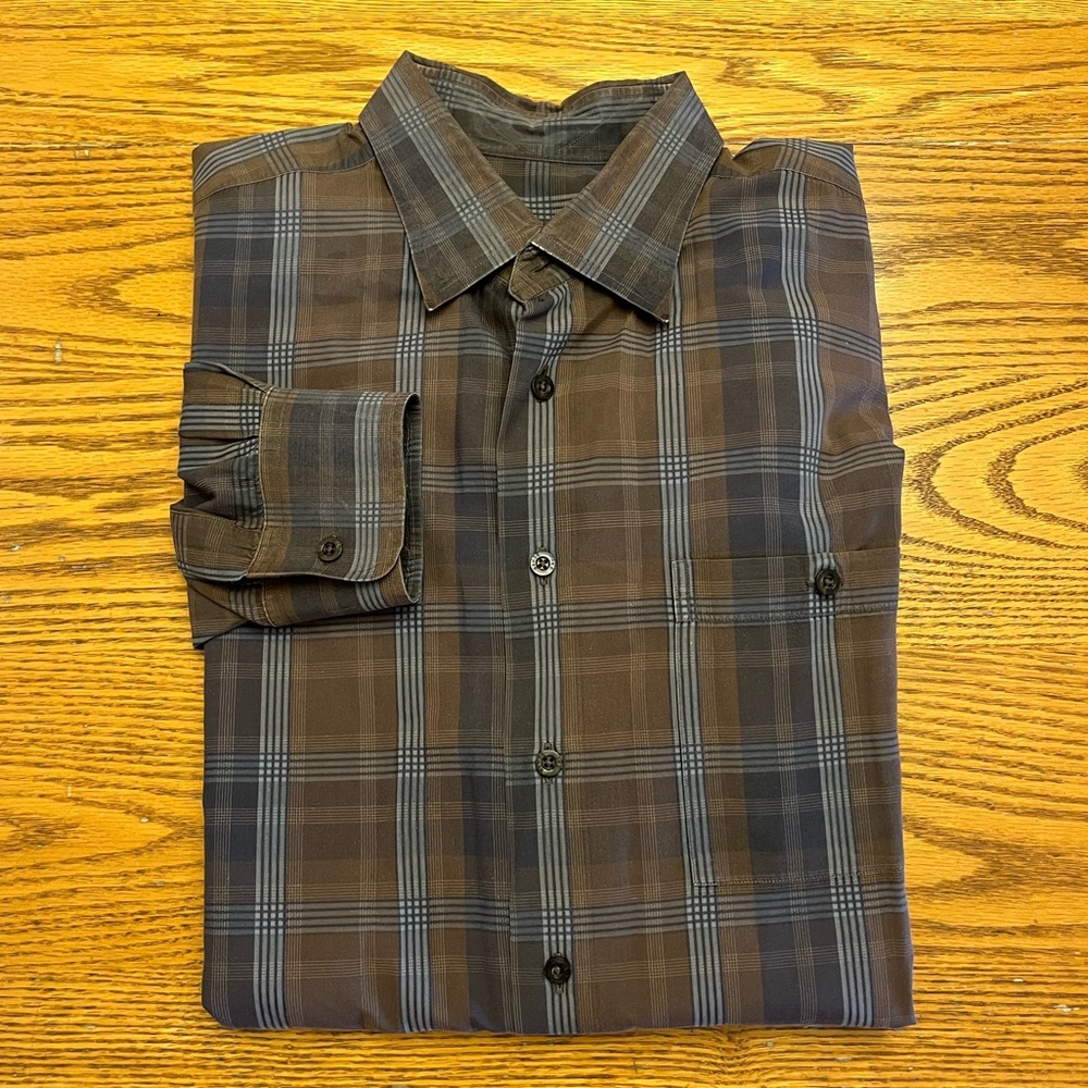 Ike Behar Mens XL Button Down Dress Shirt